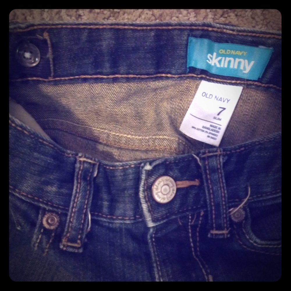 Old Navy girls jeans 7 slim